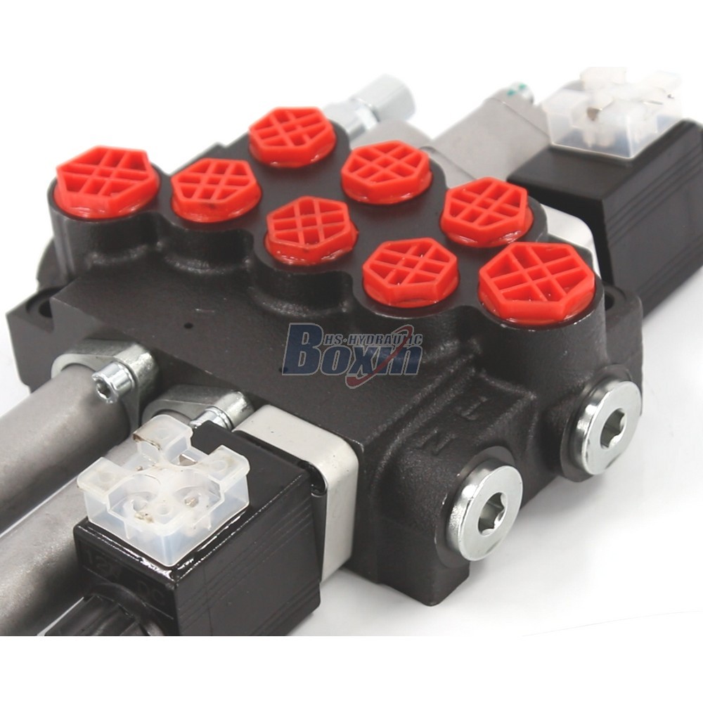 P40 Series Solenoid and Cable Control Hydraulic Monoblock Valve detail image